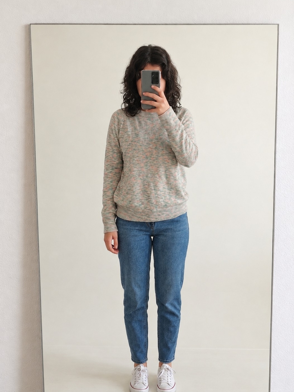 Next Pastel Space Dye Space-Dyed Knit Sweater - Size M